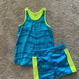 matching set tank and spandex